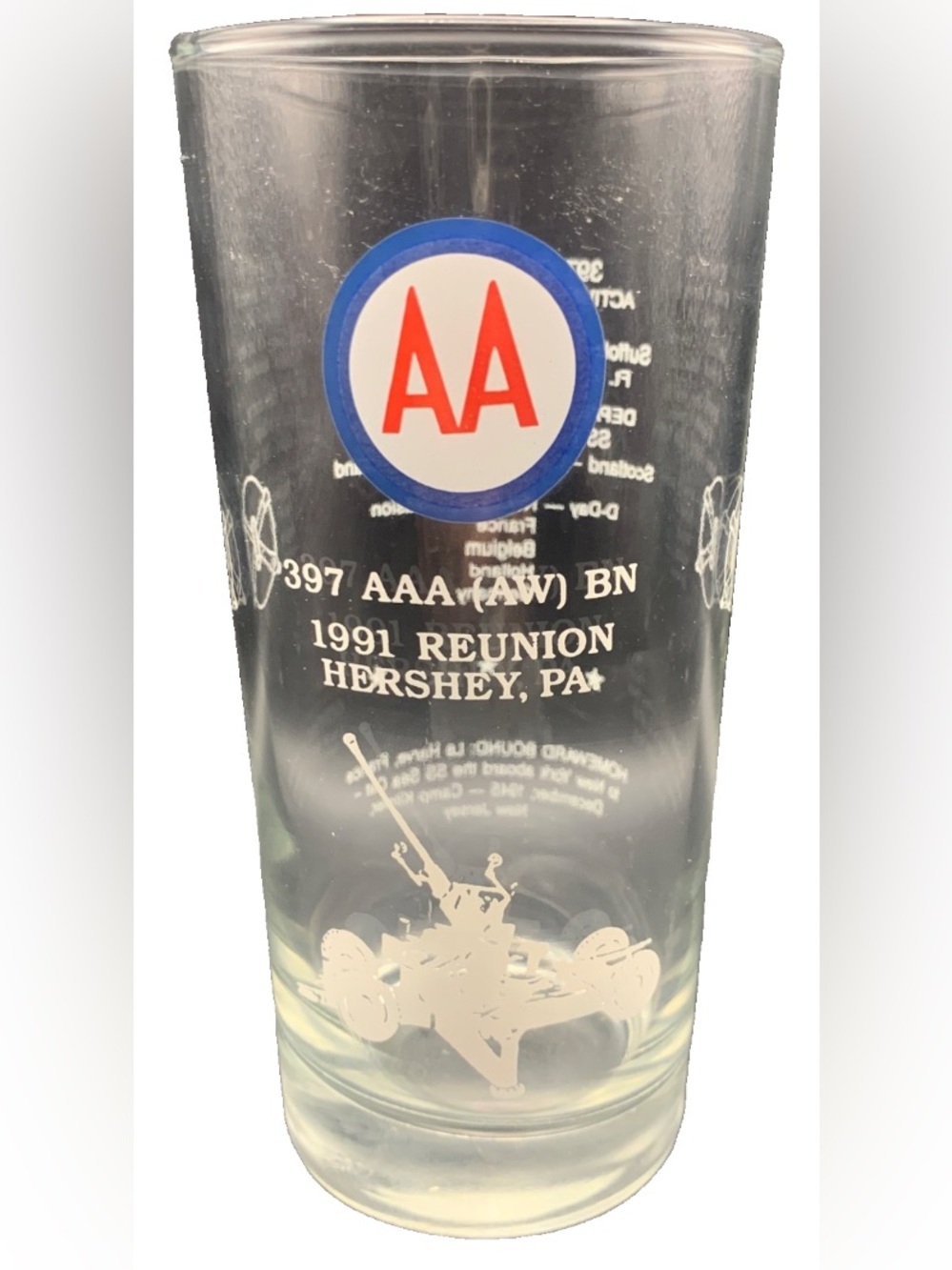 Vintage 397th Anti Aircraft Artillery Automatic Weapons Battalion 1991 Reunion